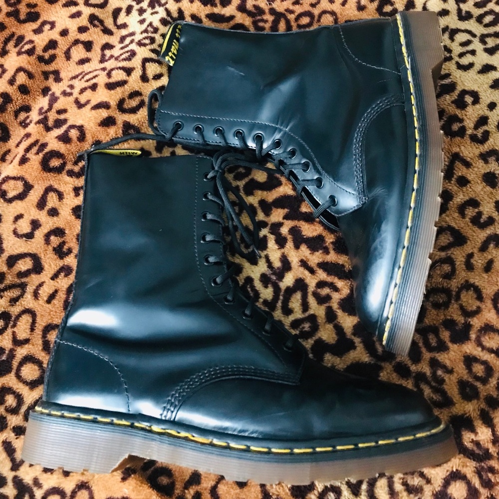 Dr. Martens Black Combat Boots